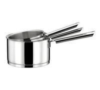 Cuisinox – Série de 3 casseroles Elysée 16/18/20 cm (1,5/2,5/3 L) inox fond encapsulé, induction