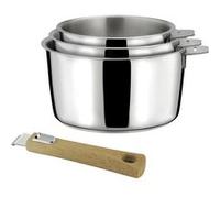 CUISINOX - MALICE - Série de 3 casseroles 16/18/20cm inox avec poignée G
