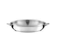 Cuisinox Poêle Eclipse 24 cm, tout inox 18/1, fond encapsulé, compatible induction, finition miroir