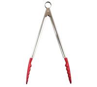 Cuisipro 74708705 Pince Verrouillable en Silicone Anti-Adhésive- Rouge 30,5 cm