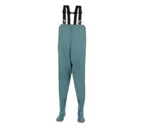 Cuissardes Homme Imperméables en Néoprène - Pantalon de Pêche Femme Imperméable avec Bottes, Longues Jupes de Pluie Respirantes, Pantalons de Pluie Résistants au Vent, Pantalons de Travail