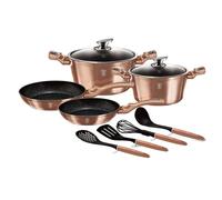 Cuisson Berlinger Haus ensemble de casseroles Metallic Rose Gold BH6142