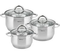Cuisson Kinghoff pots Silver 6 pieces KH4447