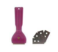 CUISY KB5691 Grattoir Plaque avec 5 Lames, Plastique, Coloris Aléatoire,13.80 x 5.30 x 0.80 cm - Coloris Aléatoire