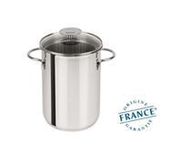 CUIT ASPERGES 16 CM MUTINE POIGNEE FIXE + PANIER + COUVERCLE EN VERRE - CRISTEL