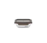 Cuitisan - Boite alimentaire rectangulaire en inox compatible au micro-ondes - 300ml