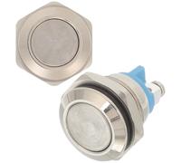 Cuivre Bouton de Sonnette Kit Poussoir 2 Pièces de Remplacement | Pièce Pratique et Robuste, Flexible pour Installation Filaire, Usage Extérieur, Finition Nickelée Couleur Aléatoire