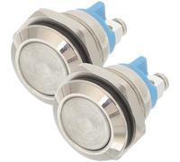 Cuivre Bouton de Sonnette Kit Pratique de Remplacement 2 Pièces | Compatible Plupart des Carillons, Pièce de Rechange Flexible, Usage Porte D'entrée, Installation Simple Couleur Aléatoire
