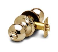 Cuivre Cr k2030pb Boule de confidentialité Bouton de porte, Laiton poli