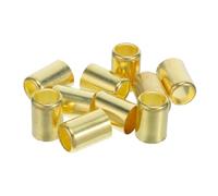 Cuivre Manchons de Compression 10 Pièces 0,57 Po | Insert Métallique de Réparation, Diamètre Intérieur 0,57 Po, pour Pulvérisation au Jardin et Nettoyage Domestique