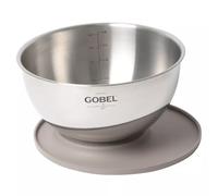 Cul de Poule Inox D24 + Couvercle Base Antidérapante Gobel Taupe