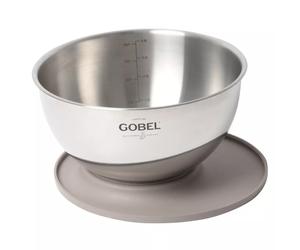 Cul de Poule Inox D24 + Couvercle Base Antidérapante Gobel Taupe
