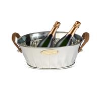Culinary Concepts Refroidisseur de champagne avec poignée en cuir Heritage 30 cm