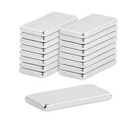 Culinavog 16 pièces Rectangle aimants néodyme, Mini Magnet 20x10x2mm