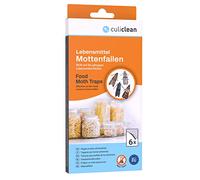 culivac Piege Anti Mites Alimentaires Puissant - 6 Pièces | Piège Mite Alimentaire, Piege a Mites Alimentaires Adhésif Sans Toxique, Cuisine et Garde-Manger