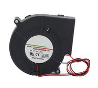 Culnflun 1 paquet de ventilateur centrifuge 12V, 3,8x3,8x1,3 pouces, Double roulement à billes, ventilateur de Turbine de refroidissement à CFM élevé pour l'électronique d'armoire