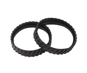 Culnflun Chenilles de Rechange pour Nettoyeur de Piscine, 2 Pièce adaptables pour Zodiac MX6 MX8, pneus de Robot Nettoyeur Piscine Pièces de Nettoyeur de Piscine Chenille en Caoutchouc