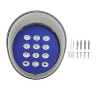 Culnflun Clavier sans fil de porte automatique en plastique, signal fort, sécurité robuste, clavier de porte d'entrée sans clé pour ouvre-porte de garage, code roulant 433,92 MHz,