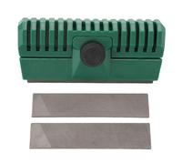 Culnflun Kit d'outils de Dressage de Barre de tronçonneuse, Outil de réparation de Limes de Commode de Rail de Barre de Guidage de tronçonneuse avec 2 Lames de Limes pour
