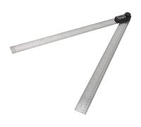 Culnflun Règle d'angle numérique électronique 0-360 °, rapporteur en acier inoxydable avec maintien des données pour la mesure de précision du travail du bois (500 mm)