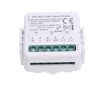 Culnflun Smart WiFi Garage Door Opener Module, Tuya App Control, 110-240V | Voice command support, compatible with Google Home, timer schedule, dry contact wiring, 2.4GHz band, sensor cable