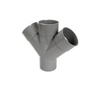 Culotte et embranchement NICOLL double parallèle à 45° - male-femelle - RH14