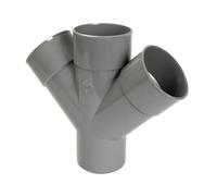 Culotte et embranchement NICOLL double parallèle à 45° - male-femelle - RH14