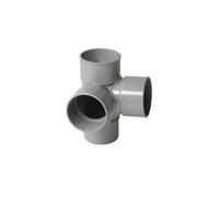 Culotte et embranchement Nicoll UAT18 angle de 87° D100mm en PVC