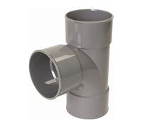 Culotte et embranchement simple femelle-femelle à 87°30 - PVC gris - Ø 100 mm - BT188