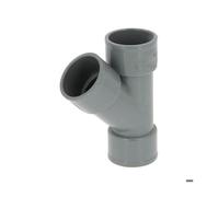 Culotte PVC 45° - ADEQUA - Culotte simple 45° (Réf BH144) - Ø40 - Femelle/Femelle - PVC