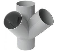 Culotte pvc 45° double équerre femelle - AT144 NICOLL