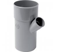 Culotte PVC à 45° réduit mâle / femelle Ø 100 Ø 40 - BT74 NICOLL