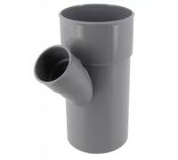 Culotte PVC à 45° réduit mâle / femelle Ø 100 Ø 50 - BT64 NICOLL