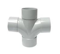 Culotte PVC Double Parallèle 87°30 MF Ø100 FIRS...