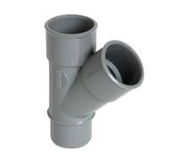 culotte simple pvc - mâle / femelle - 45 degrés - diamètre 32 mm - nicoll bf14