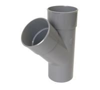 culotte simple pvc - mâle / femelle - 45 degrés - diamètre 80 mm - nicoll br14