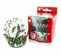 Culpitt Baked with Love 0638485 Lot de 100 caissettes à cupcakes vintage Motif houx