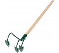 Cultivateur de jardin - Cultivateur manuel à long manche - Longueur 141 cm - Pour ameublir le sol et désherber - Manuel