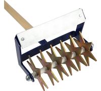 Cultivateur de jardin, métal, 42 cm x 15 cm, design 6 lames, Convient pour le sol du jardin, 1,5 kg