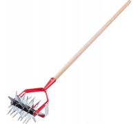 Cultivateur de jardin - Outil à main - Tête pivotante - Modèle robuste - Avec couteau à désherber - Pour ameublir le sol et éliminer les mauvaises herbes
