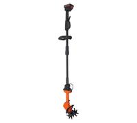 Cultivateur de jardin sans fil Akku - Motofouloir électrique sans fil - 21V - 550 W - 235 tr/min - Largeur/profondeur de travail de 10 cm - Peut être à la main ou avec une poignée - Couleur : orange