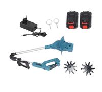 Cultivateur électrique 21 V sans Fil 330 TR/Min Maximum 2 Dents en Acier avec 2 Batteries Rechargeables 1300 mAh pour la Culture du Sol de Jardinage de pelouse 7 Pouces de