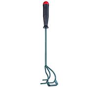 Cultivateur KADAX, cultivateur de Mauvaises Herbes à 3 Dents, houe de désherbage, Petite Pince à Fleurs avec poignée, Accessoires de Jardin en métal (Manche en Plastique)