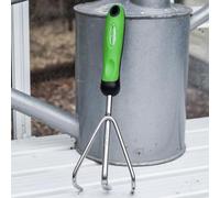 Cultivateur Manuel Garden Master® - Motoculteur de Jardin Robuste en Acier Inoxydable, Outil antirouille pour ameublir Le Sol avec poignée Ergonomique antidérapante pour aérer, désherber et Planter