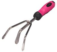 Cultivateur Manuel Garden Pink One en Acier Inoxydable 28 cm