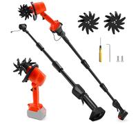 Cultivateur manuel sans fil compatible avec la batterie Makita 18V (sans batterie), rotavateur de jardin de 550W avec une profondeur de labour de 10 cm et une largeur de labour de 10 cm, motoculteur