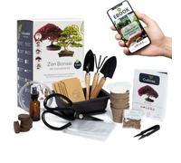 CULTIVEA® Kit Bonsaï Premium Prêt à Pousser - Jardinez et décorez - Entretien de vos bonsaïs et plantes naturel - Fil, Outils, Ciseaux Ronds, Petits Ciseaux Bonsai - Idée Cadeau Original