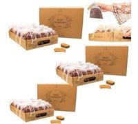 CULTIVEA® Lot de 3 Plateaux de 36 sachets de Fleurs séchées Naturelles - Roses - pour Mariage, Anniversaire, fête - Décoration Mariage - Confettis - Bougies et Résines - Pétales de Roses séchées (36)