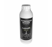 CULTIVERS Biochar Activateur 1 L. Activateur de Charbon pour Plantes. Améliorateur de la Structure du Sol. Régulateur de pH pour sols très acides. Augmente la Production agricole