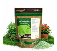 CULTIVERS Sulfate de Fer Heptahydraté Granulé 250 g | Produit minéral pour jardin et maison, usage technique sur sols et gazon, colorant pour béton effet oxydé
